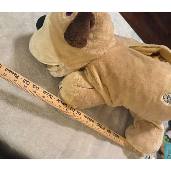 Stuffies Digger Puppy Dog Stuffed Animal Pillow Plush Soft Storage Toy Large ELI - Picture 4 of 4